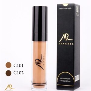 کانتور مایع، آدارز، برجسته سازی صورت، مات و سبک، عصاره خیار، روغن درخت چای، ضد چروک - c101